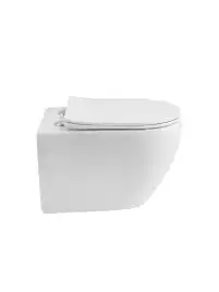 Подвесной унитаз CEZARES STYLUS-TOR CZR-546-TH-TOR/SC, со смывом TORNADO, с сиденьем микролифт