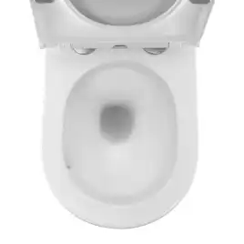 Подвесной унитаз Azario PRO PRO-0001 UQ3 безободковый, смыв Торнадо, в комплекте с сидением микролифт, Белый глянцевый