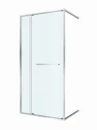 Душевая дверь CEZARES LUX-B-FS-11-100-C-CR прозрачное стекло, профиль Хром