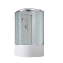 Душевая кабина AvaCan D5080 80x80 см, высокий поддон, с крышей