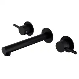 Смеситель для раковины Abber Emotion AF88121B встраиваемый, с внутренней частью, Черный матовый