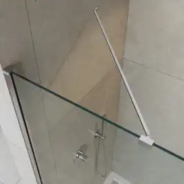 Душевая перегородка универсальная LIBERTA-L-1-TB-100-C-Cr стекло Прозрачное, профиль Хром