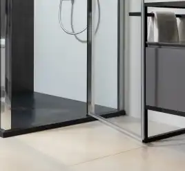 Душевая дверь Allen Brau Priority 140 см, 3.31034.00, профиль Хром, стекло Прозрачное