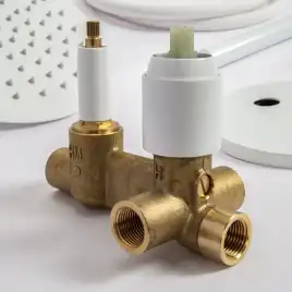 Встраиваемая душевая система AVS SLIMMER 811-121-MWS, белый матовый