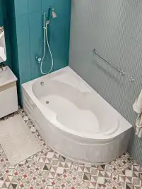 Акриловая ванна 1Marka DIANA 150x90 Асимметричная Белая Левая 01ди1590л