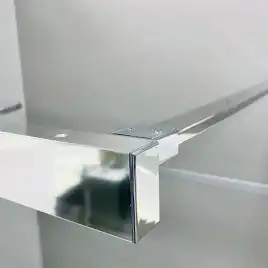 Шторка на ванну AVS Перла 100 L профиль хром, стекло прозрачное, 803-0018-150-5249L-CR-T