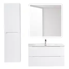 Тумба под раковину BelBagno ETNA-900-2C-SO-BL-P подвесная Bianco Lucido