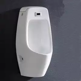 Писсуар подвесной CeramaLux X546P с сенсорным механизмом смыва, горизонтальный выпуск