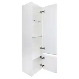 Шкаф-пенал Azario Velluto 40 CS00088605, подвесной, Белый матовый