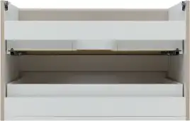 Тумба под раковину Aquanet Вега 2.0 80 бежевый, подвесная, 337943