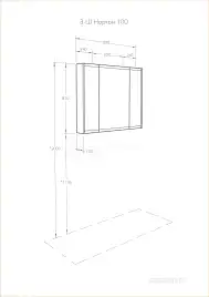 Зеркало-шкаф Aquaton Нортон 100 1A249302NT010  цвет, белый