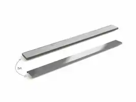 Душевой лоток PlastBrno 55 см, DESIGN 4 SZH9550 с решеткой под плитку, цвет матовое золото