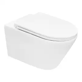 Унитаз подвесной Azario NOVE AZ-9312T подвесной, безободковый, со смывом 