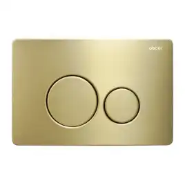 Комплект унитаза с инсталляцией ABBER Rechteck AC1201 белый и кнопкой AC0121MMG золото матовое