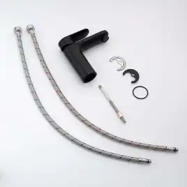 Смеситель для раковины Aquatek Ника AQ1810MB, Черный матовый