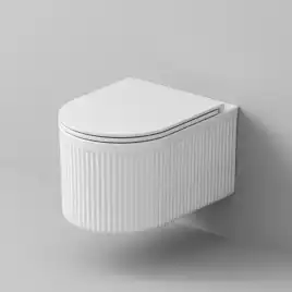 Подвесной унитаз Grossman GR-4408SQ безободковый, смыв торнадо, Белый глянцевый