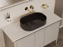 Смеситель для раковины Allen Brau Priority 5.31A03-GB (с внутренней частью) золото