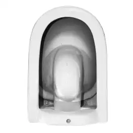 Унитаз подвесной Azario UNO AZ-2380 подвесной, безободковый, с сиденьем микролифт, Белый глянцевый