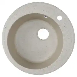 Кухонная мойка AZARIO Solo 505x505x190 искусственный мрамор, цвет песочный: CS00105235