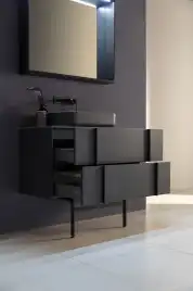 Тумба под раковину Allen Brau Reality 100 1.32007.AM антрацит матовый