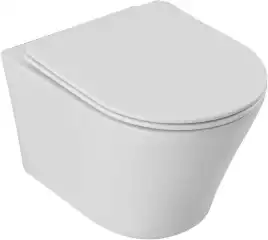 Унитаз подвесной Aquanet ZV-3 с сиденьем микролифт, белый