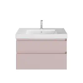 Тумба под раковину Kerama Marazzi CUBO 80 см, CUB.80.2\MAL подвесная, Мальва