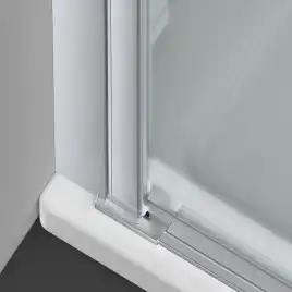 Душевая дверь Vincea Alpha 90 VDP-3AL900CLB, распашная, профиль черный, стекло прозрачное