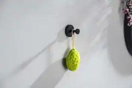 Крючок для полотенец Aquatek Бетта AQ4601MB, Черный матовый