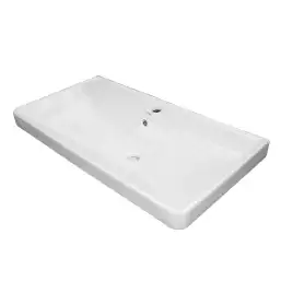 Тумба с раковиной Azario Ника 90 CS00089956, напольная, Белая глянцевая