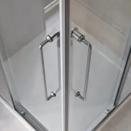 Душевой уголок CEZARES RELAX-304-A-2-100-C-GM стекло Прозрачное, профиль Оружейная сталь