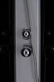 Душевая кабина Loranto 100х80 CS-5180-13R G, низкий поддон, цвет профиля сатин