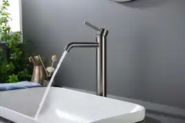 Смеситель для раковины Aquatek Европа AQ1304BGM, Оружейная сталь