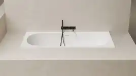 Ванна Salini ORNELLA AXIS 170х75 103413M из материала S-Sense, Белая матовая