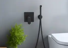 Гигиенический душ со смесителем Aquatek AQ1219MB однорычажный, Черный