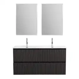 Тумба под раковину BelBagno UNO-1200-4C-SO-GSO подвесная, Темно-Серый Матовый