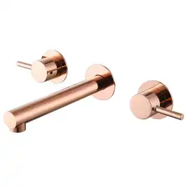 Смеситель для раковины Abber Emotion AF88121RG встраиваемый, с внутренней частью, Золото розовое