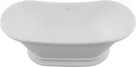 Ванна из искусственного камня Allen Brau 170x75 Solid Stone Krion Classic 2.35004.21, белая матовая