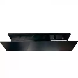 Полка Aquanet Магнум Н 50x12 черная матовая, с крючками, 341533