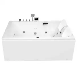 Акриловая ванна Gemy G9061 K L 181х121 с гидромассажем, левая