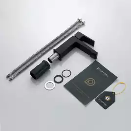 Смеситель для раковины Splenka S01.10.06, Черный матовый