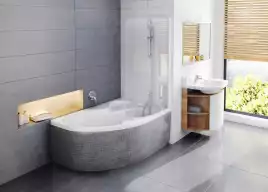 Акриловая ванна Ravak ROSA II 160х105 CL21000000 правая, Белая
