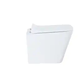 Подвесной унитаз Azario Teramo AZ-0052 безободковый, с сиденьем микролифт, Белый глянцевый