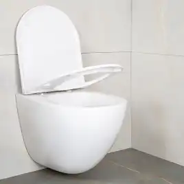 Унитаз подвесной AVS Атлант 801-0045-P-T2-GW безободковый, со смывом Торнадо, белый