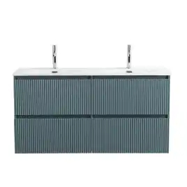 Тумба под раковину BelBagno UNO-1200-4C-SO-AO подвесная, Голубой Матовый