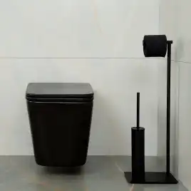 Унитаз подвесной AVS Куб 801-0035-P-R-MB безободковый, черный матовый