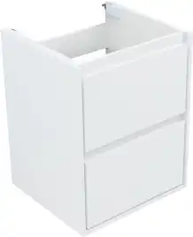 Тумба под раковину Aquanet Милан 50 белый глянец, подвесная, 336366