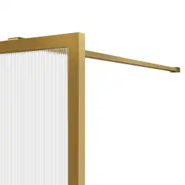 Душевая перегородка Vincea Walk in HP Art 70 VSW-1HP700FLBG, профиль брашированное золото, стекло рифленое