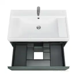 Тумбы под раковину Roca Ona 80 A857630513 подвесная, цвет, Зеленый матовый