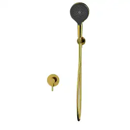 Душевая система для душа WHITECROSS Y gold YSET02TOPGL, скрытого монтажа, Золото глянцевое