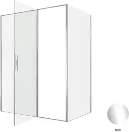 Душевой уголок Allen Brau Priority 160x100 3.31037.00 + 3.31046.00 хром